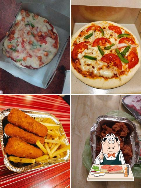 Fish and chips at Best Bites Pizza Shop
