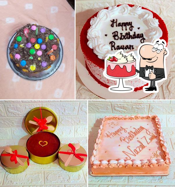 Red velvet cake at Galaxy Bakers