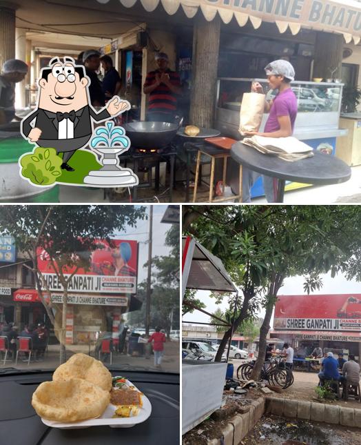 The exterior of Shree Ganpati Ji Channe Bhature