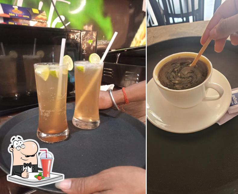 Enjoy a drink at TeaZer Cafe