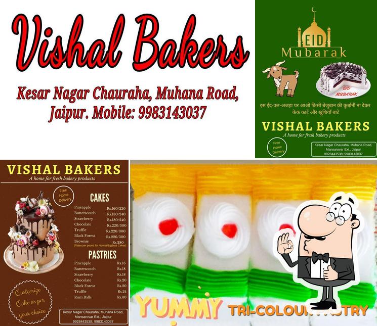 See this picture of Vishal Bakers
