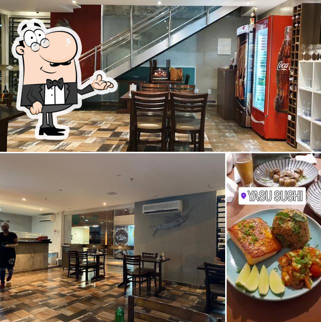 Veja imagens do interior do Yasu Sushi
