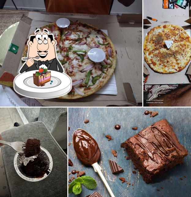 Chocolate cake at MOJO Pizza - 2X Toppings