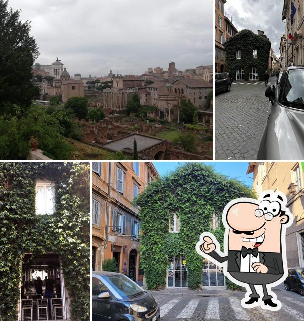 Puoi goderti l'aria fresca da seduto all'esterno di La Casetta a Monti