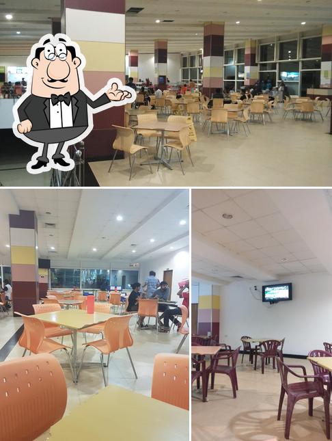 The interior of MIT Food Court