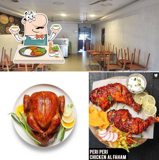 The restaurant's food and interior