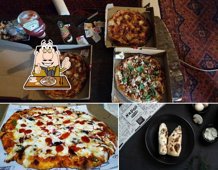 Pick various kinds of pizza