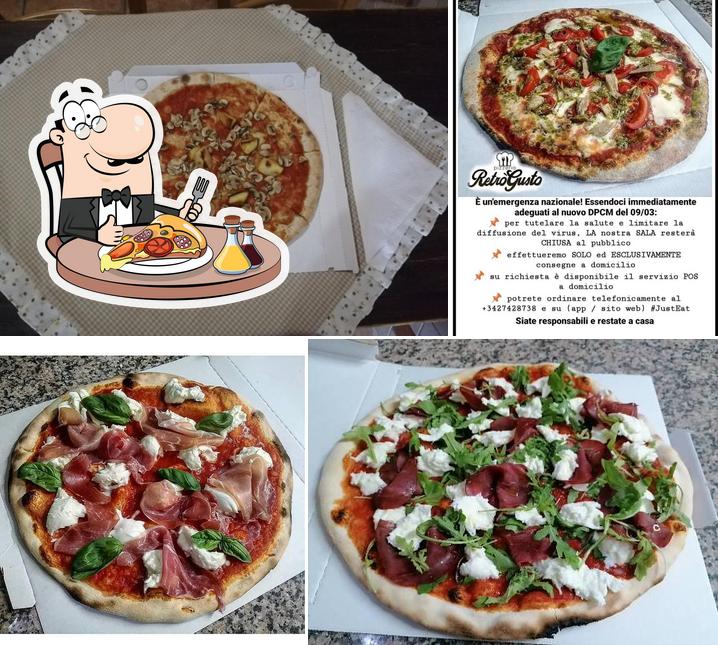 A RetròGusto, puoi goderti una bella pizza