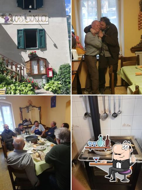 Dai un'occhiata agli interni di Osteria da Tecia