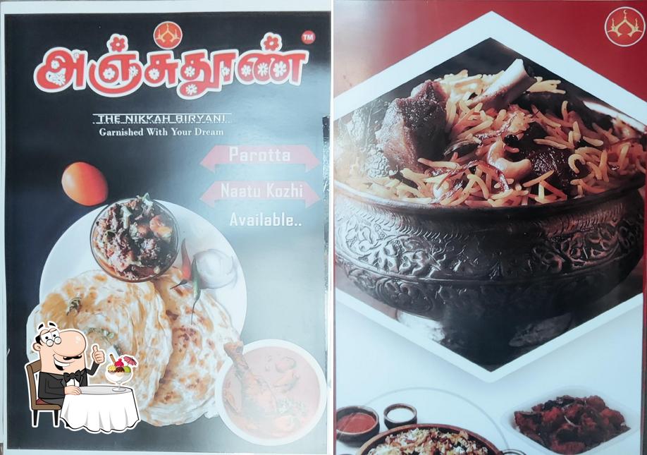 Anjuthoon The Nikkah Biryani provides a range of desserts