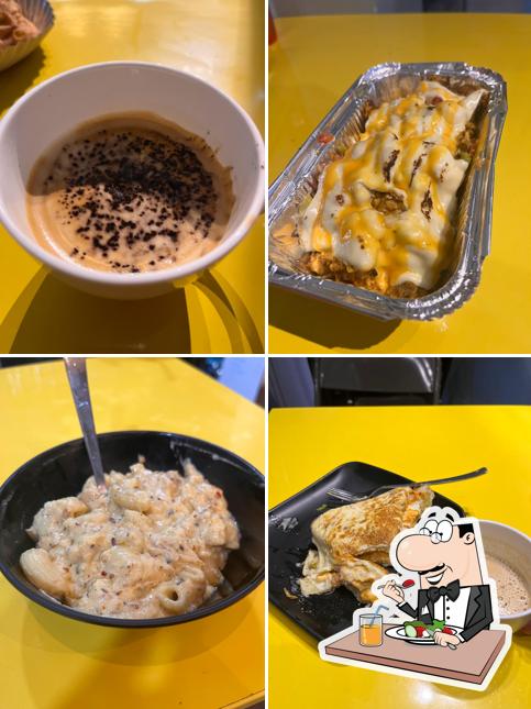 Food at Caffeine Halt Cafe