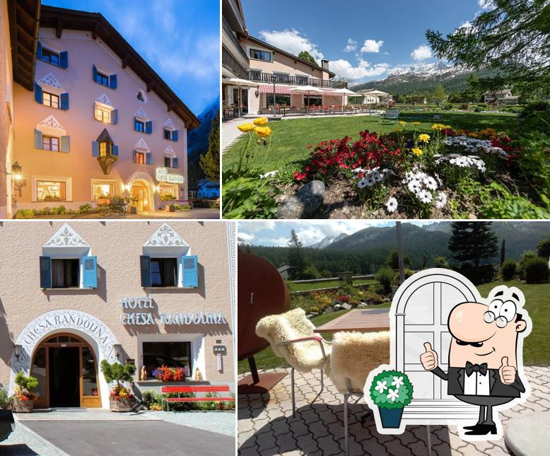 Gli esterni di Hotel Chesa Randolina