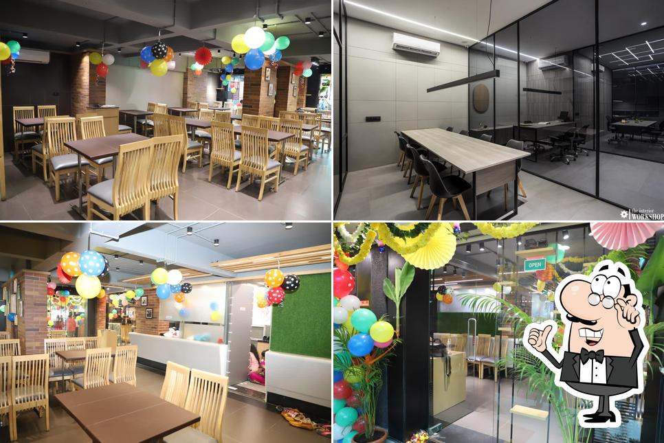 The interior of Lemon Zest Restaurant