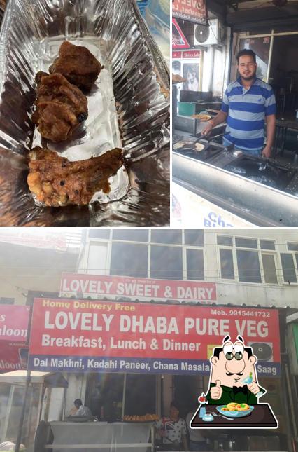 This is the image displaying food and exterior at Lovely Dhaba Zirakpur