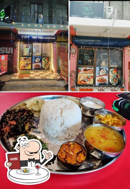 Food at NK's Fast Food & Cafeteria