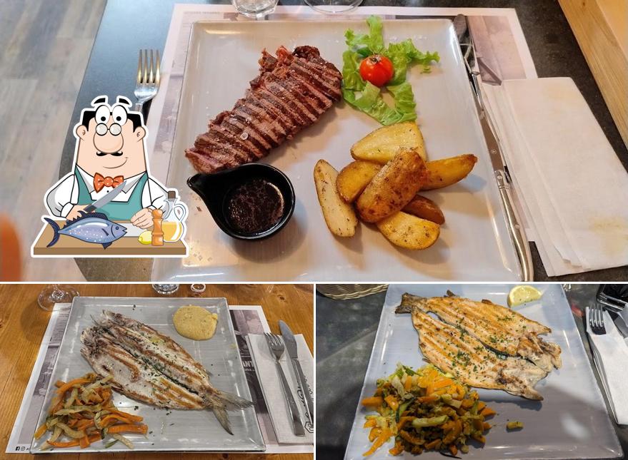 Salmone grigliato al Ristorante OsteRiva