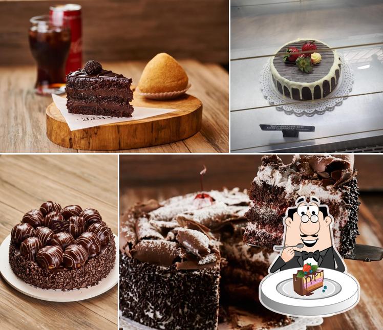 Bolo de chocolate em Tarte Torteria Gourmet