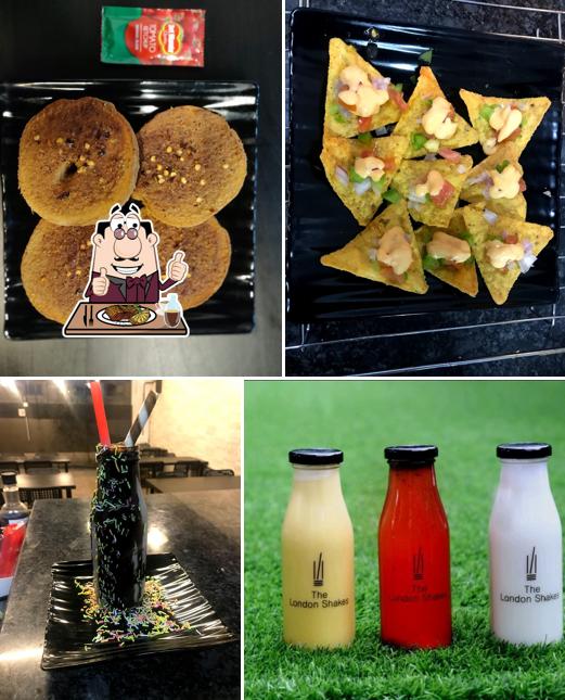 Order meat dishes at The London Shakes