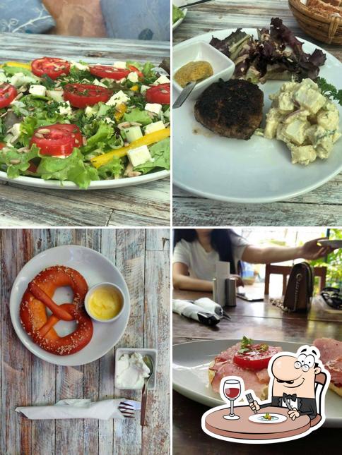 Food at Villa Blanche