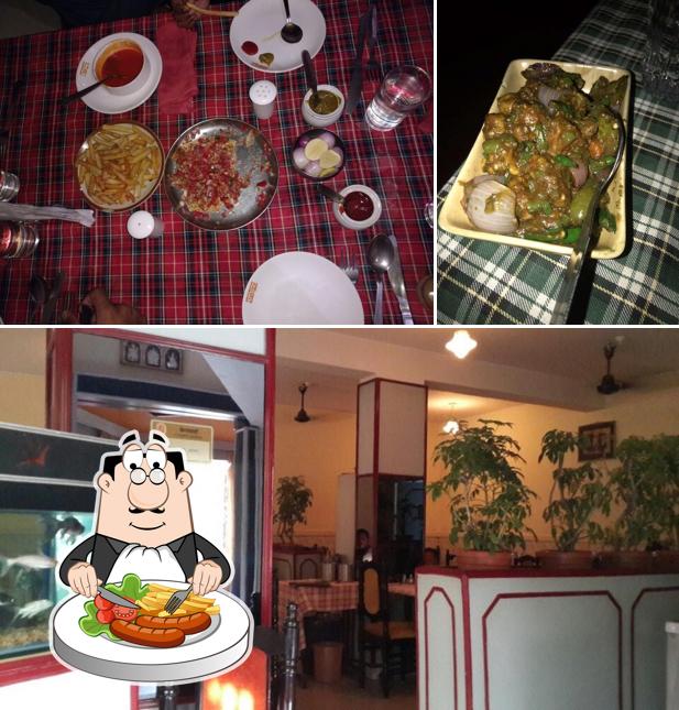 The picture of food and interior at Park View