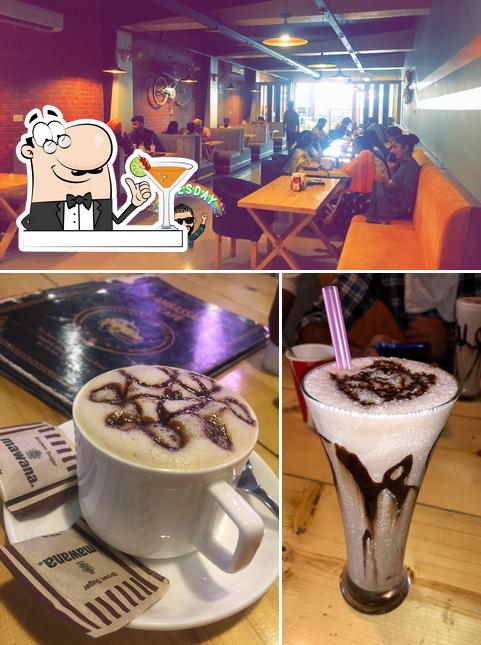 The Ambassador cafe is distinguished by drink and interior