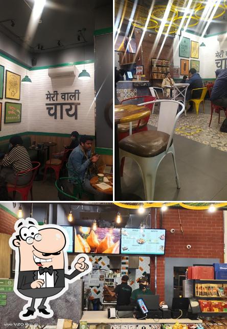 The interior of Chaayos Cafe - Community Center, Saket