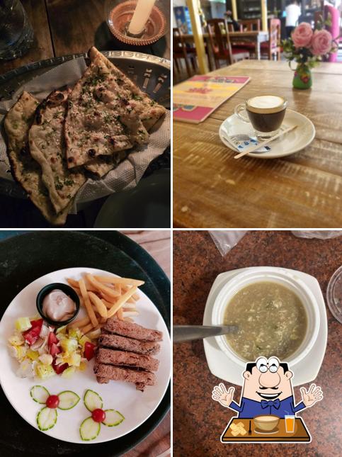 Food at Chique Shanti Cafe