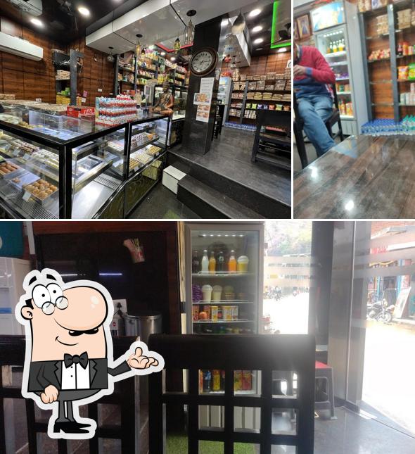 The interior of Chandrakant Sweets