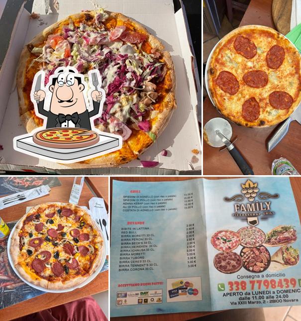 Scegli tra le svariate varianti di pizza