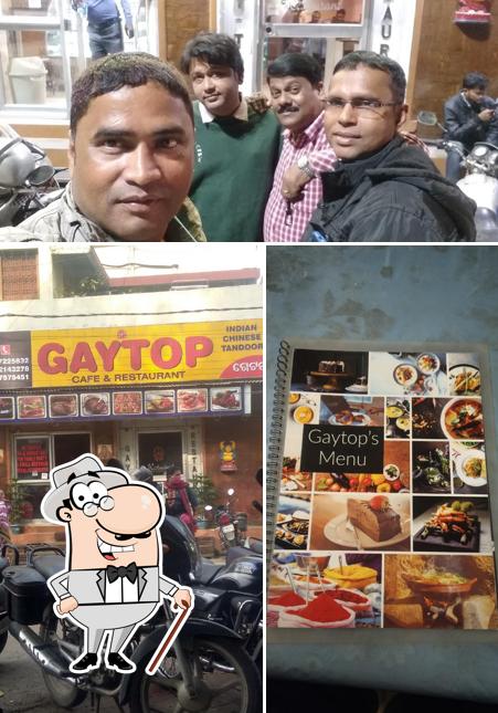 The exterior of Gay-top Restaurant