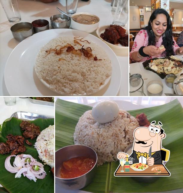 Food at Modern Restaurant