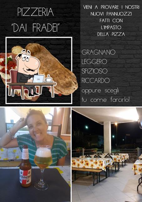 Gli interni di Pizzeria Dai Fradei