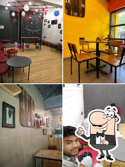The interior of Qwiches Cafe