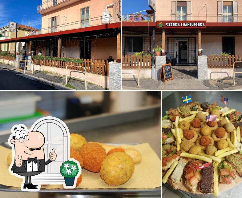 Tra le varie cose da Burger pizza si possono trovare la esterno e cibo