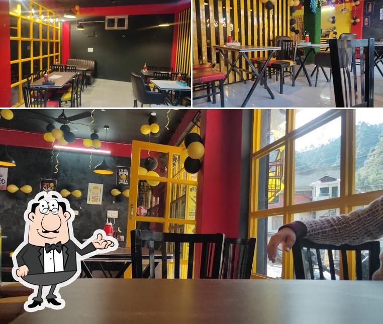 The interior of Engineer Pizza Cafe
