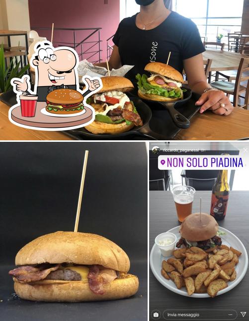 Concediti un bell'hamburger a Hamburger e piadine -Non solo Burger