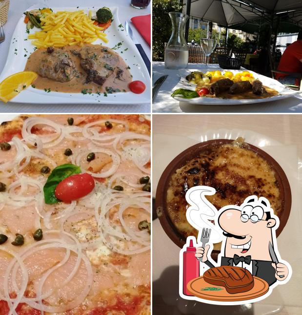 Prenditi i piatti di carne a Harmonie pizzeria