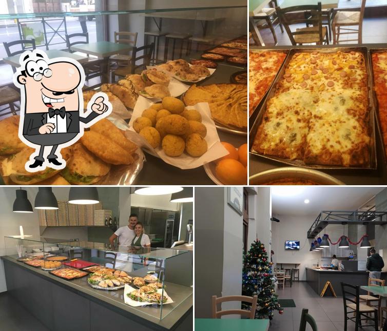 Gli interni di L'Officina della Pizza