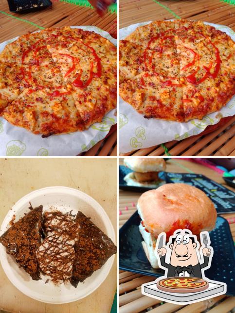 Pick pizza at SINGH'S TOWN CAFE