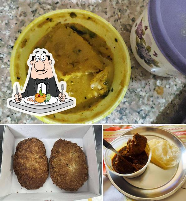 Food at Sandesh by Mitra Sisters