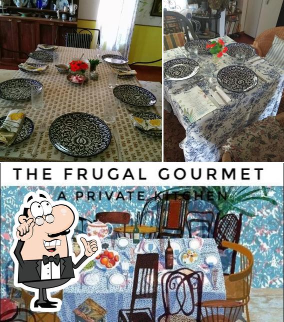 The interior of The frugal gourmet... advance reservations only