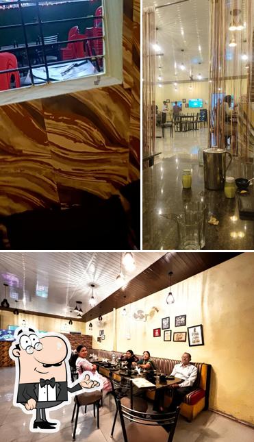 The interior of Zayka Cafe and Restaurant