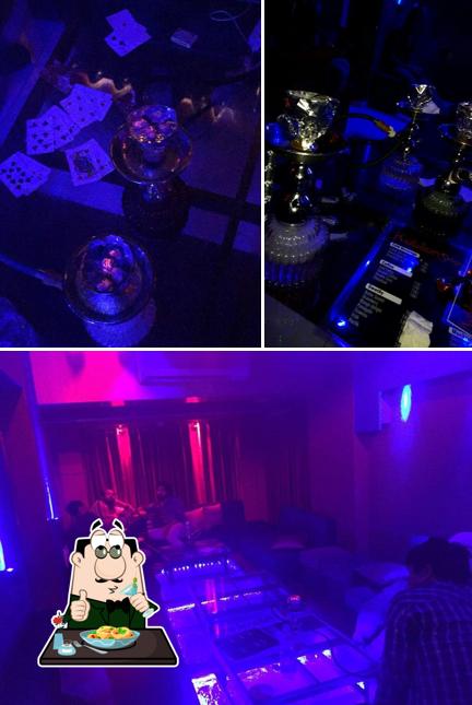 Among various things one can find food and interior at Flavours 9 Shisha Lounge