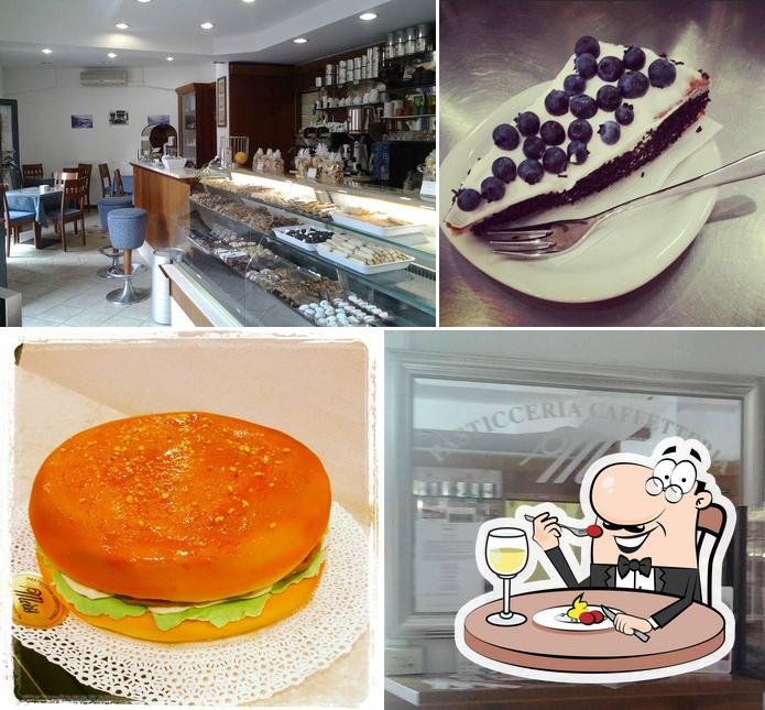 Questa è la foto che mostra la cibo e interni di Pasticceria & Caffetteria MERIS