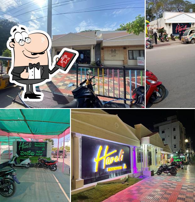 The exterior of Haveli Family Restaurant