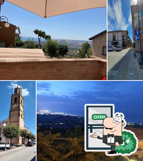 Goditi la vista dagli esterni di Il Grottino di Catia - Montepagano