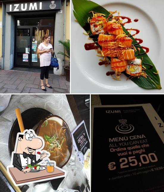 Platti al Ristorante Giapponese Izumi
