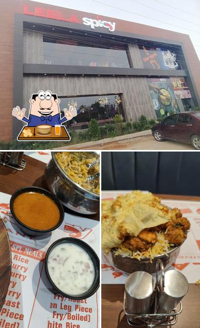 The image of LEELA SPICY’s food and exterior