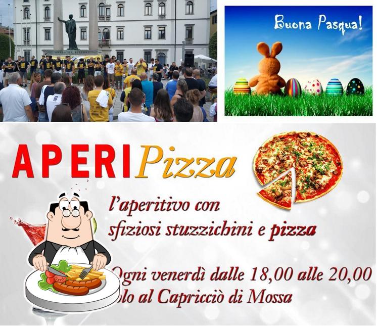 Platti al Pizzeria Capricciò