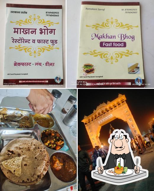 Food at Makhan bhog fast food and restaurant